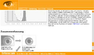 how does iris scan work